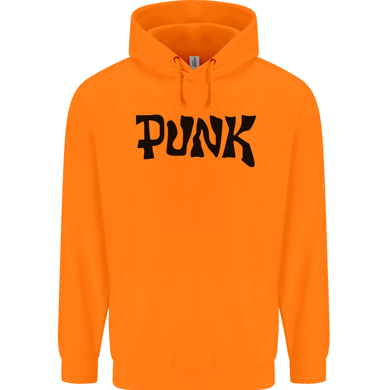 Punk As Worn By Childrens Kids Hoodie Orange