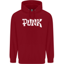 Punk As Worn By Childrens Kids Hoodie Red