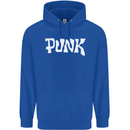 Punk As Worn By Childrens Kids Hoodie Royal Blue