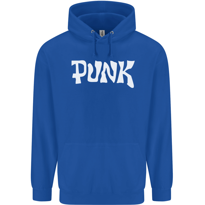 Punk As Worn By Childrens Kids Hoodie Royal Blue