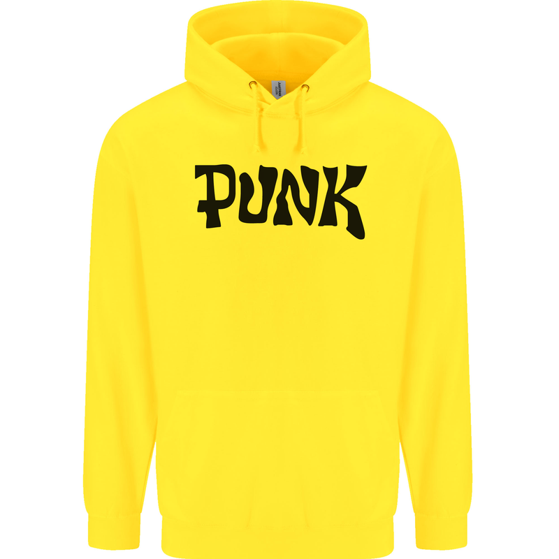 Punk As Worn By Childrens Kids Hoodie Yellow