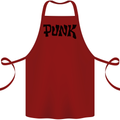 Punk As Worn By Cotton Apron 100% Organic Maroon