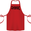 Punk As Worn By Cotton Apron 100% Organic Red