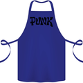 Punk As Worn By Cotton Apron 100% Organic Royal Blue