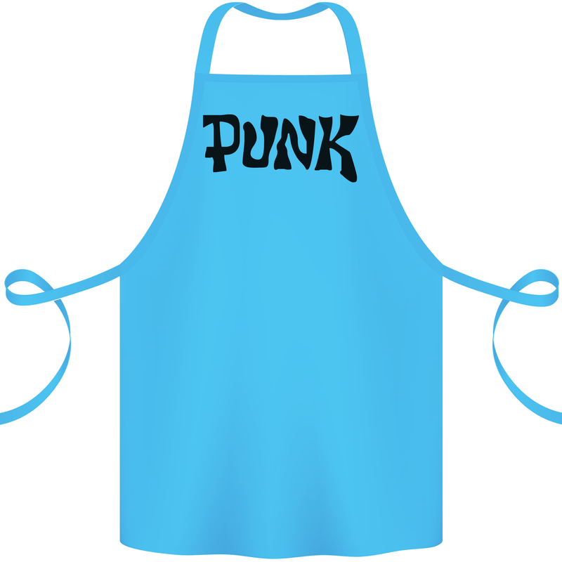 Punk As Worn By Cotton Apron 100% Organic Turquoise