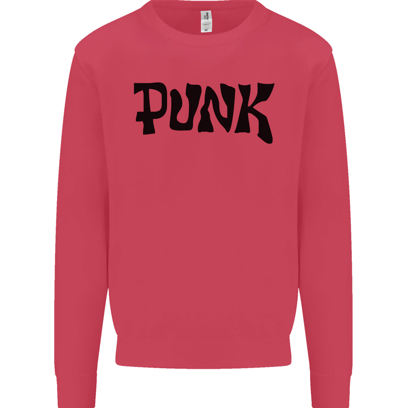 Punk As Worn By Kids Sweatshirt Jumper Heliconia