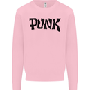 Punk As Worn By Kids Sweatshirt Jumper Light Pink