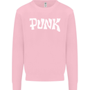 Punk As Worn By Kids Sweatshirt Jumper Light Pink