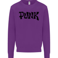Punk As Worn By Kids Sweatshirt Jumper Purple