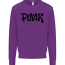 Punk As Worn By Kids Sweatshirt Jumper Purple