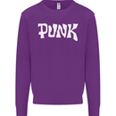 Punk As Worn By Kids Sweatshirt Jumper Purple