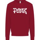 Punk As Worn By Kids Sweatshirt Jumper Red