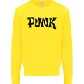 Punk As Worn By Kids Sweatshirt Jumper Yellow