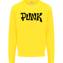 Punk As Worn By Kids Sweatshirt Jumper Yellow