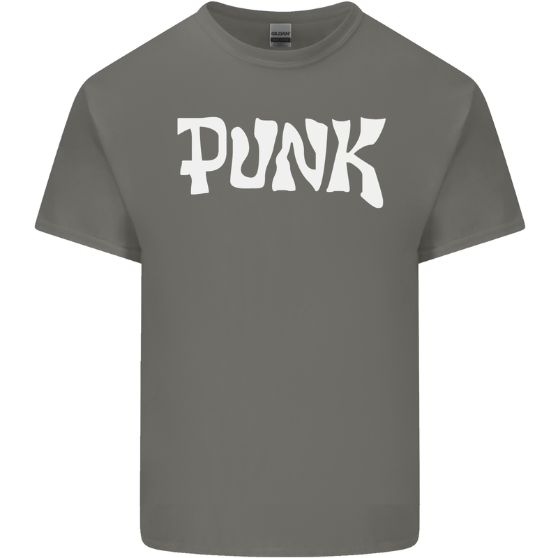 Punk As Worn By Kids T-Shirt Childrens Charcoal