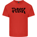 Punk As Worn By Kids T-Shirt Childrens Red