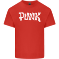 Punk As Worn By Kids T-Shirt Childrens Red