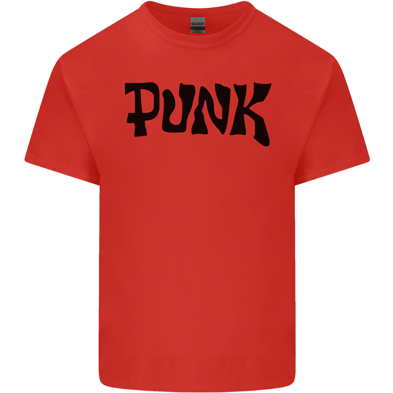 Punk As Worn By Kids T-Shirt Childrens Red