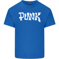 Punk As Worn By Kids T-Shirt Childrens Royal Blue