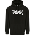 Punk As Worn By Mens 80% Cotton Hoodie Black