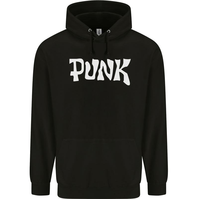 Punk As Worn By Mens 80% Cotton Hoodie Black