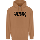 Punk As Worn By Mens 80% Cotton Hoodie Caramel Latte