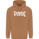 Punk As Worn By Mens 80% Cotton Hoodie Caramel Latte