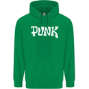 Punk As Worn By Mens 80% Cotton Hoodie Irish Green