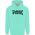 Punk As Worn By Mens 80% Cotton Hoodie Peppermint