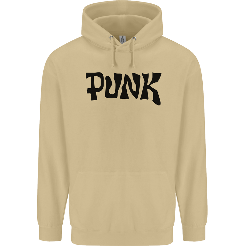 Punk As Worn By Mens 80% Cotton Hoodie Sand