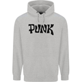 Punk As Worn By Mens 80% Cotton Hoodie Sports Grey