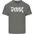 Punk As Worn By Mens Cotton T-Shirt Tee Top Charcoal