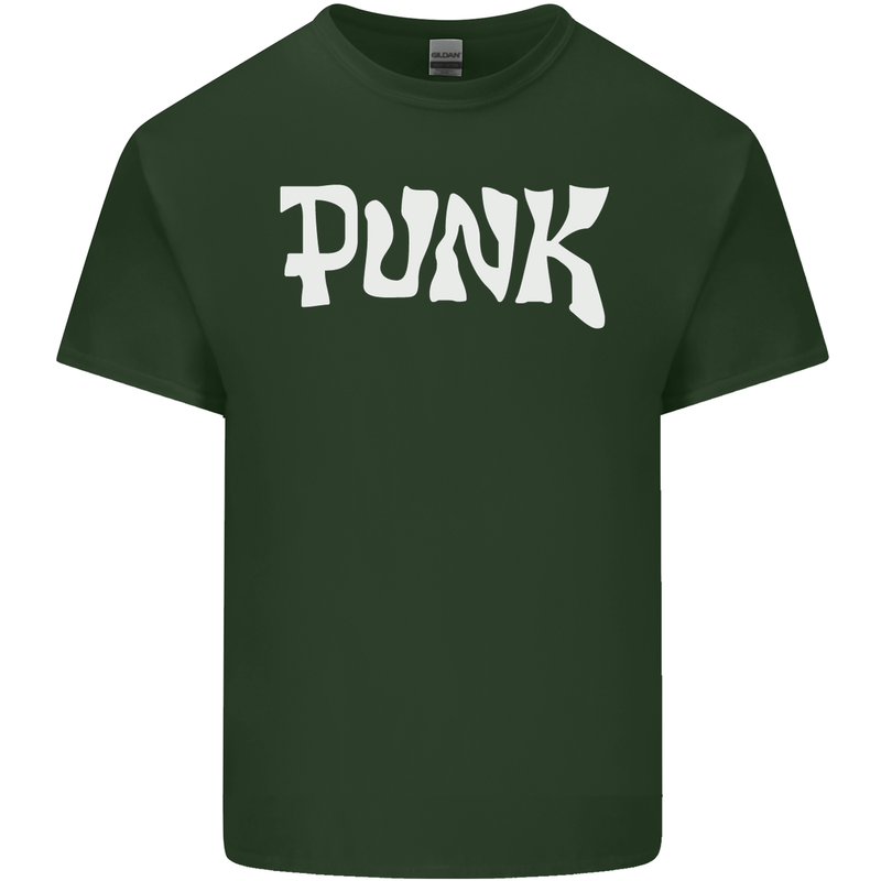 Punk As Worn By Mens Cotton T-Shirt Tee Top Forest Green