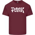 Punk As Worn By Mens Cotton T-Shirt Tee Top Maroon