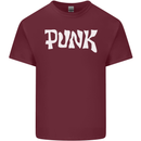Punk As Worn By Mens Cotton T-Shirt Tee Top Maroon