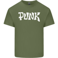 Punk As Worn By Mens Cotton T-Shirt Tee Top Military Green