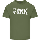Punk As Worn By Mens Cotton T-Shirt Tee Top Military Green