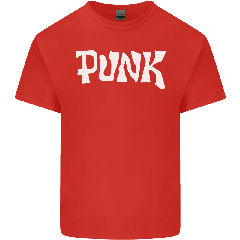 Punk As Worn By Mens Cotton T-Shirt Tee Top Red