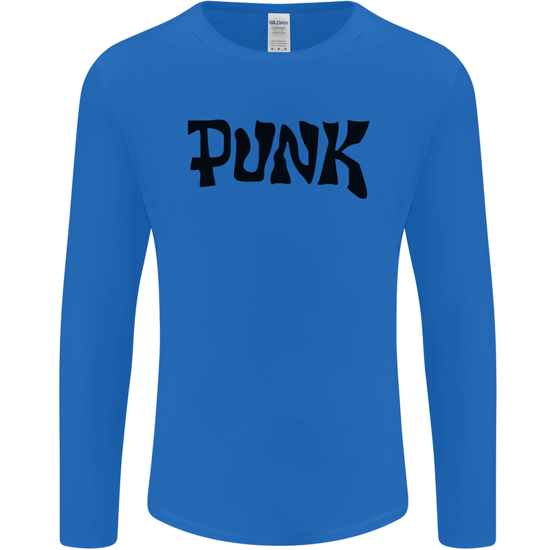 Punk As Worn By Mens Long Sleeve T-Shirt Royal Blue