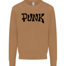 Punk As Worn By Mens Sweatshirt Jumper Caramel Latte