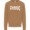 Punk As Worn By Mens Sweatshirt Jumper Caramel Latte