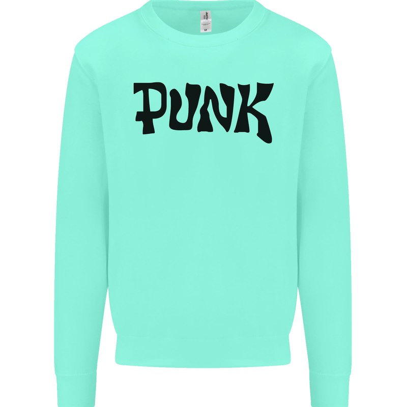 Punk As Worn By Mens Sweatshirt Jumper Peppermint