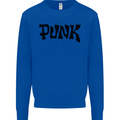 Punk As Worn By Mens Sweatshirt Jumper Royal Blue