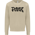 Punk As Worn By Mens Sweatshirt Jumper Sand