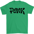 Punk As Worn By Mens T-Shirt Cotton Gildan Irish Green