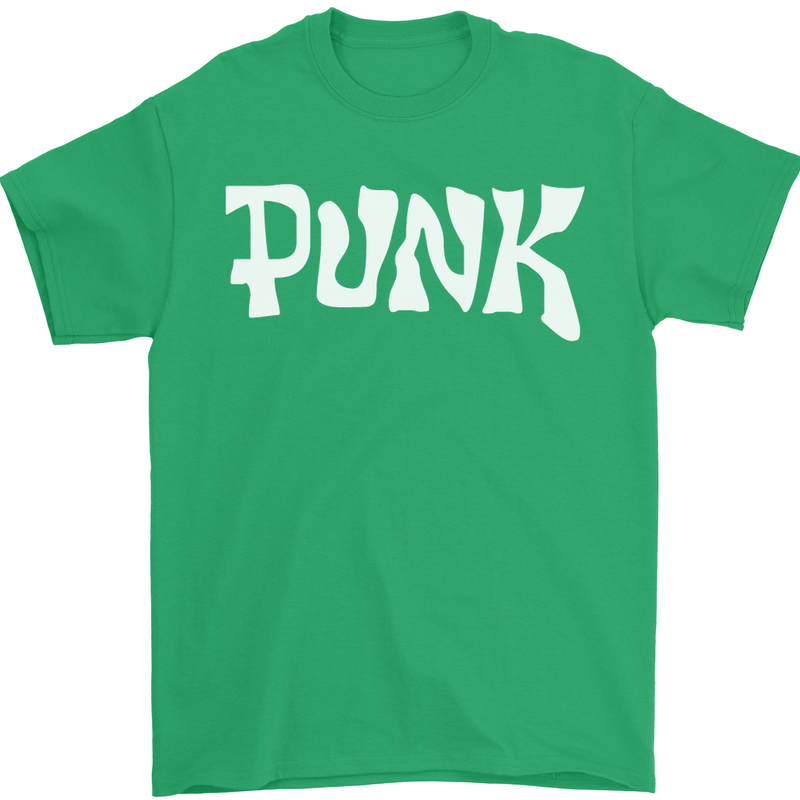 Punk As Worn By Mens T-Shirt Cotton Gildan Irish Green