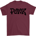 Punk As Worn By Mens T-Shirt Cotton Gildan Maroon