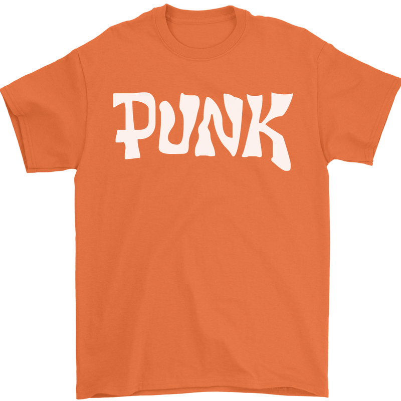 Punk As Worn By Mens T-Shirt Cotton Gildan Orange