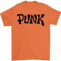 Punk As Worn By Mens T-Shirt Cotton Gildan Orange