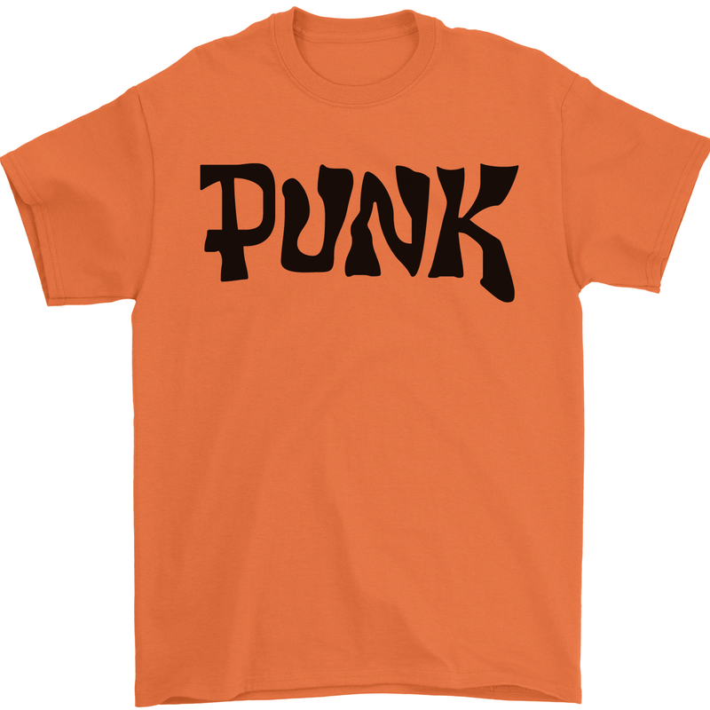 Punk As Worn By Mens T-Shirt Cotton Gildan Orange